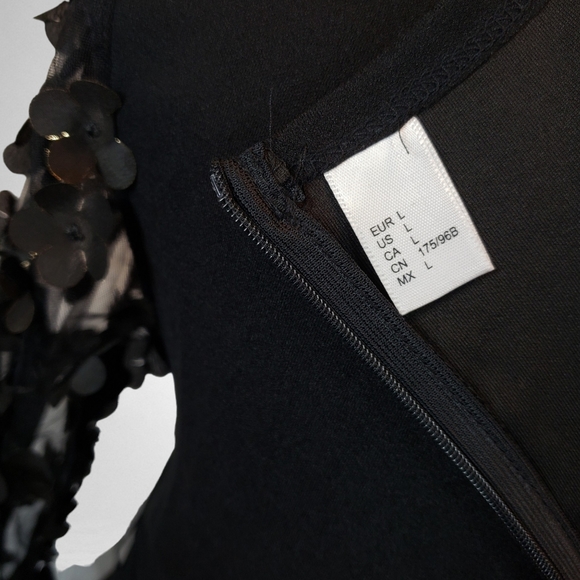 Macy's Midi Fitted Dress with Sheer Sleeves - Picture 6 of 9